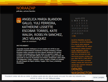 Tablet Screenshot of noraazap.wordpress.com