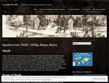 Tablet Screenshot of electinghistory.wordpress.com