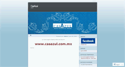 Desktop Screenshot of casazul.wordpress.com