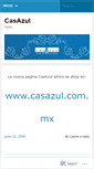 Mobile Screenshot of casazul.wordpress.com