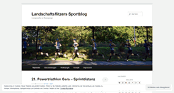 Desktop Screenshot of landschaftsflitzer.wordpress.com