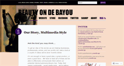 Desktop Screenshot of beautyondebayou.wordpress.com