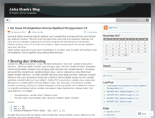 Tablet Screenshot of aiskahendra.wordpress.com