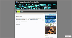 Desktop Screenshot of cybersurveillanceworkshop.wordpress.com