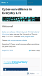 Mobile Screenshot of cybersurveillanceworkshop.wordpress.com