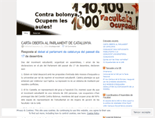 Tablet Screenshot of ocupemlesaulesuab.wordpress.com