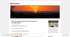 Desktop Screenshot of mondmwen.wordpress.com