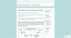 Desktop Screenshot of danitzapp.wordpress.com