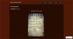 Desktop Screenshot of misticaciudad.wordpress.com