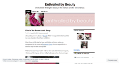 Desktop Screenshot of enthralledbybeauty.wordpress.com