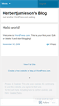 Mobile Screenshot of herbertjamieson.wordpress.com