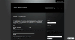 Desktop Screenshot of cjsgrimoire.wordpress.com