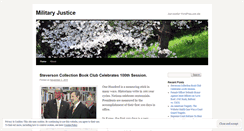 Desktop Screenshot of militarynjustice.wordpress.com