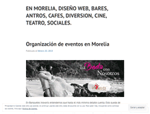 Tablet Screenshot of enmorelia.wordpress.com