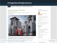 Tablet Screenshot of livingandworkinginmexico.wordpress.com