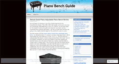 Desktop Screenshot of grandpianobench.wordpress.com