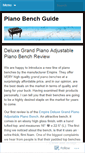 Mobile Screenshot of grandpianobench.wordpress.com