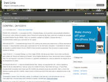 Tablet Screenshot of iranilima.wordpress.com