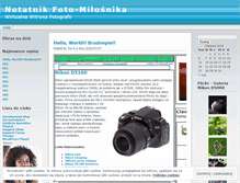Tablet Screenshot of notatnikfotoamatora.wordpress.com