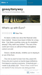 Mobile Screenshot of gosayitanyway.wordpress.com