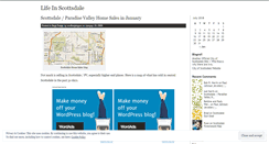 Desktop Screenshot of lifeinscottsdale.wordpress.com