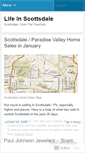 Mobile Screenshot of lifeinscottsdale.wordpress.com