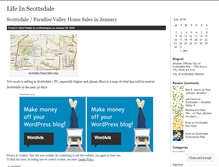 Tablet Screenshot of lifeinscottsdale.wordpress.com