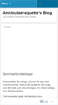 Mobile Screenshot of annlouiseraquette.wordpress.com