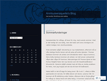 Tablet Screenshot of annlouiseraquette.wordpress.com