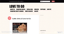 Desktop Screenshot of love2go.wordpress.com