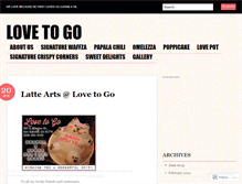 Tablet Screenshot of love2go.wordpress.com