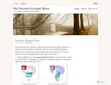 Tablet Screenshot of petsolover.wordpress.com