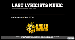 Desktop Screenshot of lastlyricists.wordpress.com