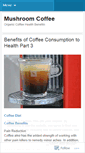 Mobile Screenshot of mushroomcoffeediet.wordpress.com