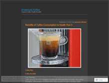 Tablet Screenshot of mushroomcoffeediet.wordpress.com