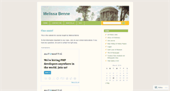 Desktop Screenshot of benne.wordpress.com