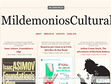 Tablet Screenshot of mildemonioscultural.wordpress.com