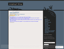 Tablet Screenshot of maybay7.wordpress.com