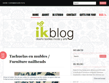 Tablet Screenshot of ikstudio.wordpress.com