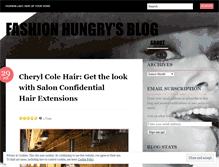 Tablet Screenshot of fashionhungry.wordpress.com