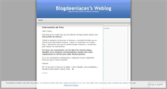 Desktop Screenshot of blogdeenlaces.wordpress.com