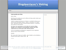 Tablet Screenshot of blogdeenlaces.wordpress.com