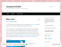 Tablet Screenshot of joeyannecrafts.wordpress.com