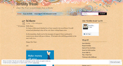 Desktop Screenshot of fertilityfreak.wordpress.com
