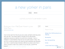 Tablet Screenshot of nyinparis.wordpress.com