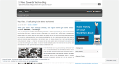 Desktop Screenshot of jmarcedwards.wordpress.com