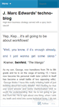 Mobile Screenshot of jmarcedwards.wordpress.com