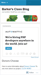 Mobile Screenshot of barkersclass.wordpress.com