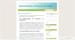 Desktop Screenshot of emprendedoresloja.wordpress.com