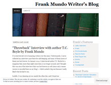 Tablet Screenshot of frankmundo.wordpress.com